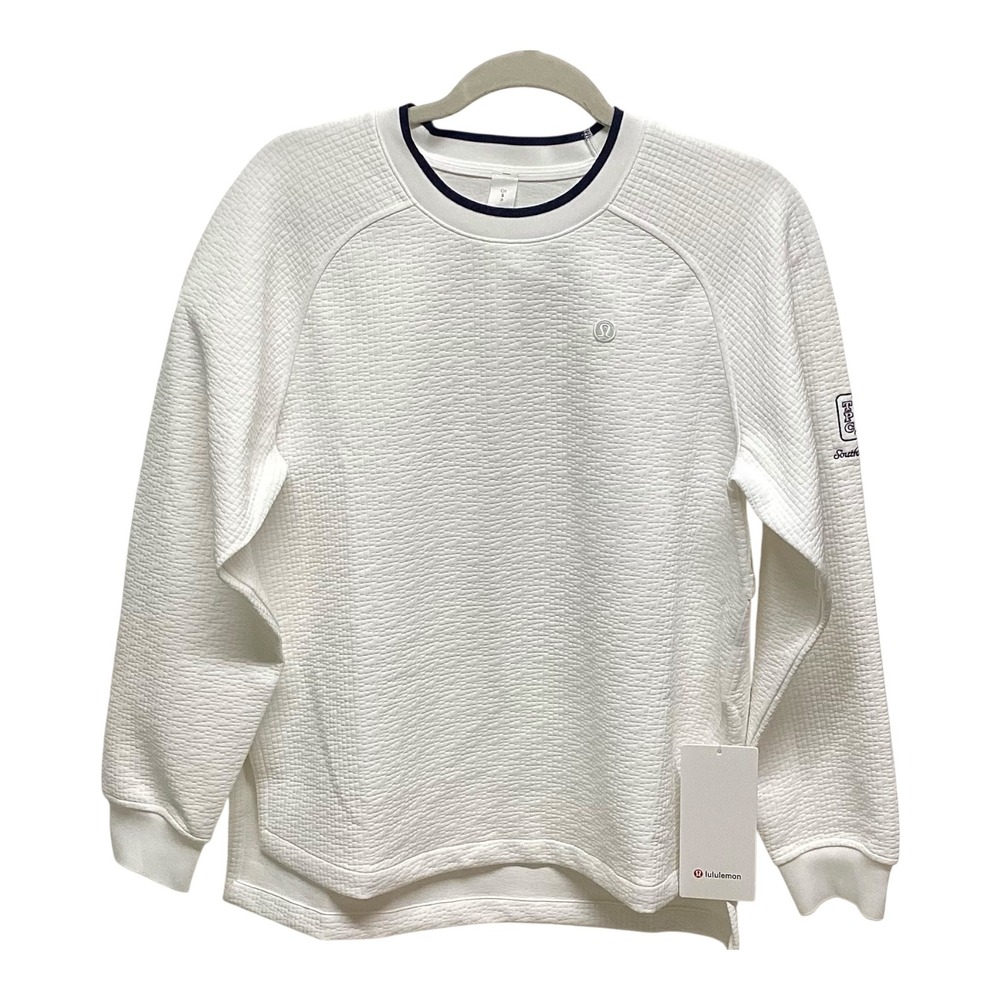 Lululemon Jacquard High-Low Golf Pullover White TPC Southwind Small NWT
